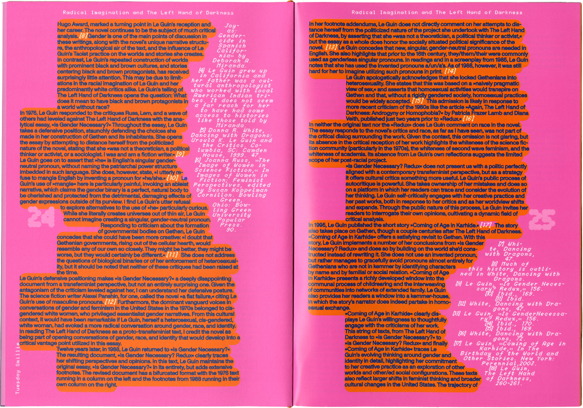 Radikalitäten oder die Zärtlichkeit, die ich in einer Tasche fand