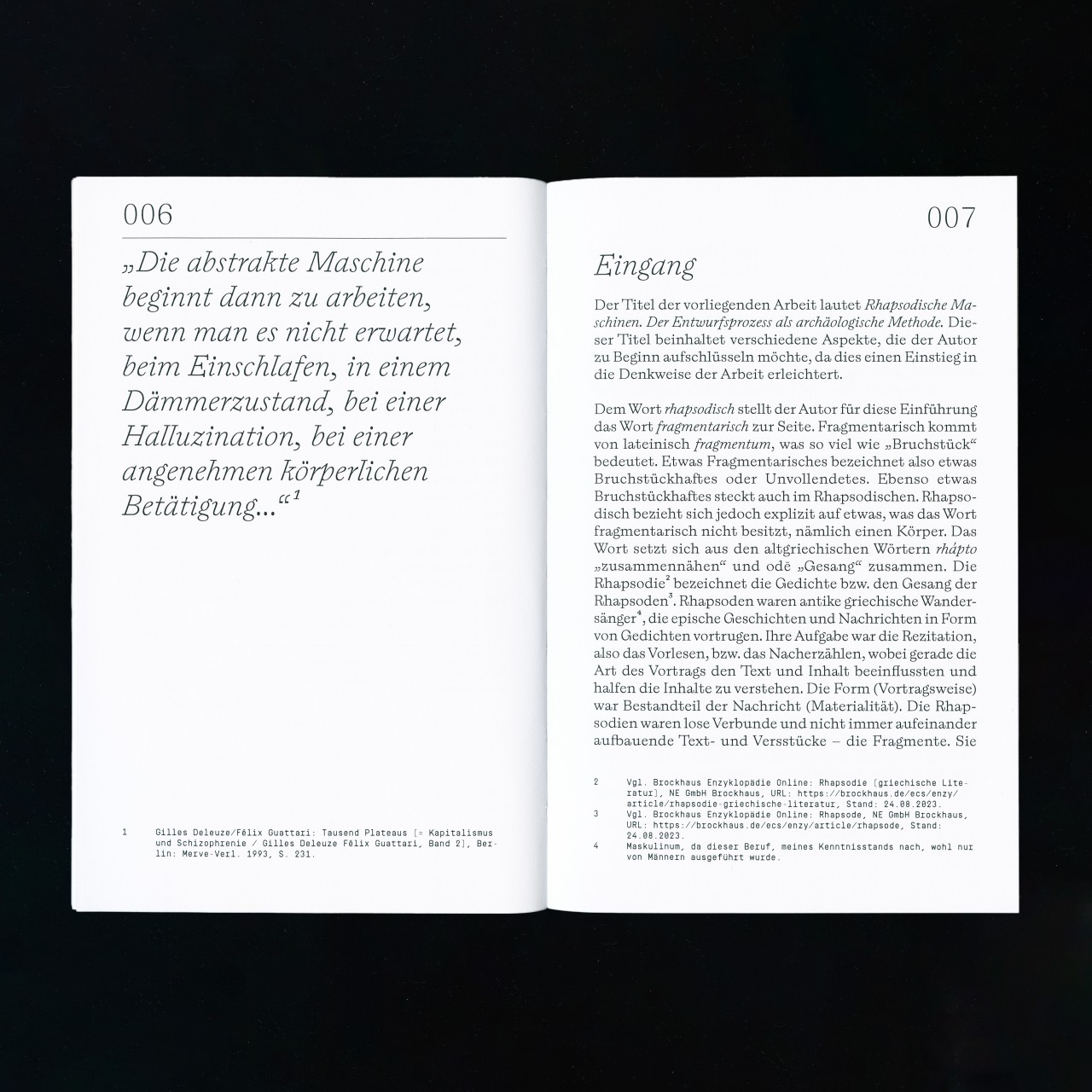 Rhapsodische Maschinen