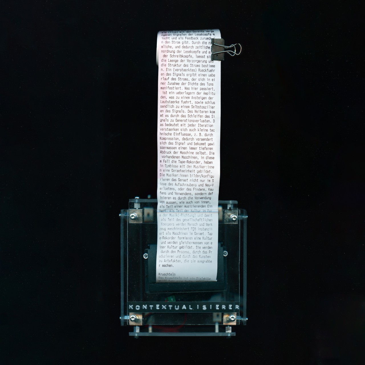 Rhapsodische Maschinen